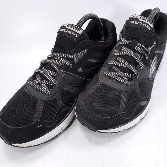 Skechers Alignment Athletic Training Shoe Womens Size 9.5 11642 Black White - Picture 8 of 9